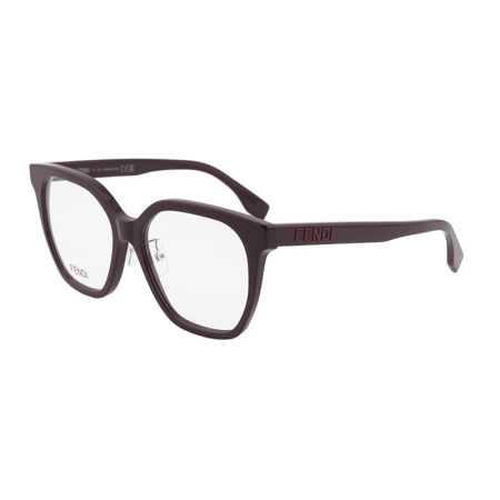 Fendi Women's Designer Square Eyeglasses FE50087F54081 Clear Demo Lens M13694