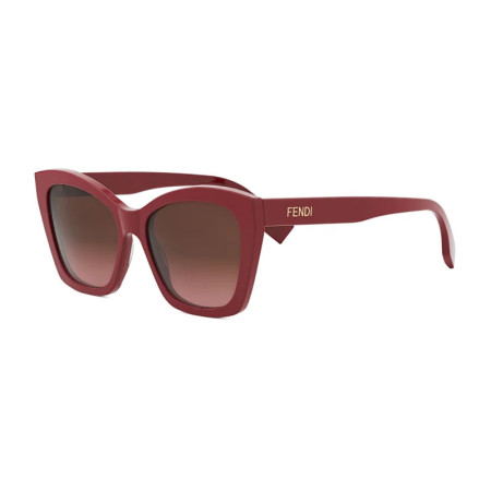 Fendi Women's Designer Square RX-Sunglasses FE40151I66F Brown Gradient Lenses M09030