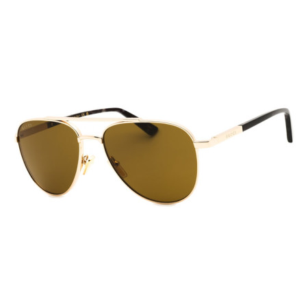 Gucci Men's Designer Aviator RX-Sunglasses GG1962S004 Brown Lenses M14424