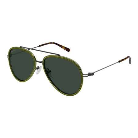 Gucci Men's Designer Aviator RX-Sunglasses GG1981S004 Green Lenses M14491