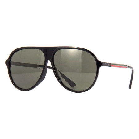 Gucci Men's Designer Aviator Sunglasses GG0829SA001 Grey Lenses M13265