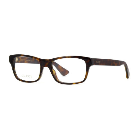 Gucci Men's Designer Rectangle Eyeglasses GG0006O009 Clear Demo Lens M09555