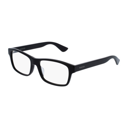 Gucci Men's Designer Rectangle Eyeglasses GG0006OA001 Clear Demo Lens M09581