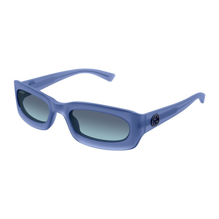 Gucci Men's Designer Rectangle RX-Sunglasses GG1786S004 Grey to Blue Gradient Lenses M18269