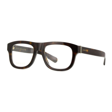 Gucci Men's Designer Square Eyeglasses GG1509O002 Clear Demo Lens M08863
