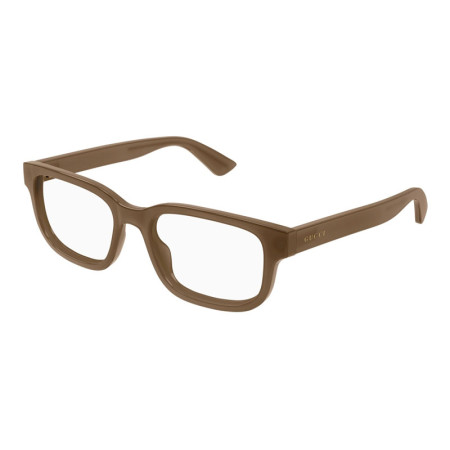Gucci Men's Designer Square Eyeglasses GG1584O004 Clear Demo Lenses M09085