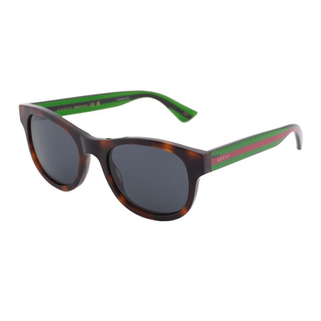 Gucci Men's Designer Square RX-Sunglasses GG0003SN003 Grey Lenses M14628