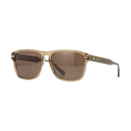 Gucci Men's Designer Square RX-Sunglasses GG0911S002 Brown Lenses M14683