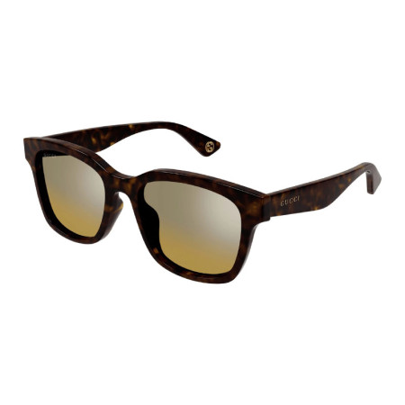 Gucci Men's Designer Square RX-Sunglasses GG1639SA002 Brown Silver Mirror Lenses M18285