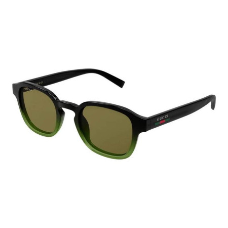 Gucci Men's Designer Square RX-Sunglasses GG1575S003 Green Lenses