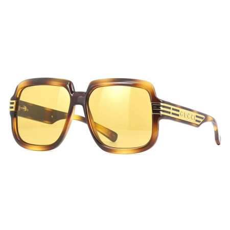 Gucci Men's Designer Square Sunglasses GG0979S002 Brown Lenses M14608