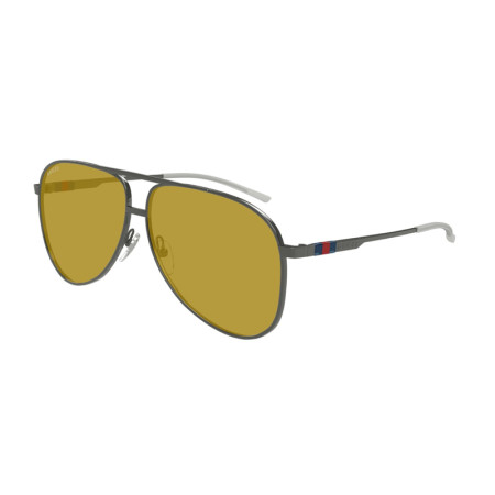 Gucci Unisex Designer Aviator Sunglasses GG1677S003 Brown Lenses M14164