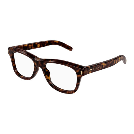 Gucci Unisex Designer Square Eyeglasses GG1526O002 Clear Demo Lenses M09018