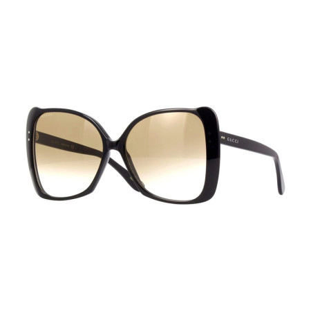Gucci Women's Designer Butterfly Sunglasses GG0471S001 Brown Gradient Lenses M14609