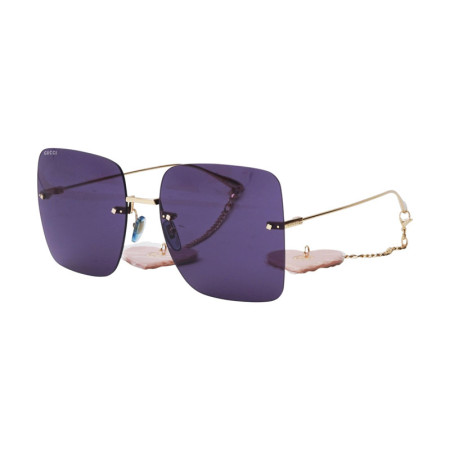 Gucci Women's Designer Butterfly Sunglasses GG1147S004 Blue Lenses M09575