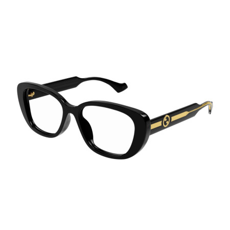 Gucci Women's Designer Cat Eye Eyeglasses GG1559OK001 Clear Demo Lenses M14564