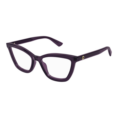 Gucci Women's Designer Cat Eye Eyeglasses GG1686O011 Clear Demo Lenses M14428