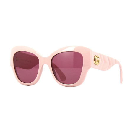 Gucci Women's Designer Cat Eye Sunglasses GG0808S003 Violet Lenses M13372