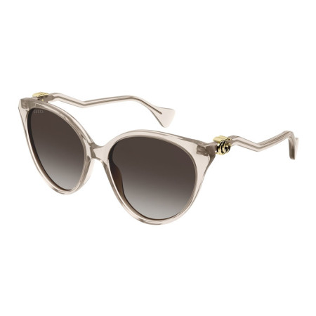 Gucci Women's Designer Cat Eye Sunglasses GG1011S006 Brown Gradient Lenses M09569