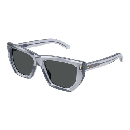 Gucci Women's Designer Geometric RX-Sunglasses GG1520S004 Grey Lenses M09490