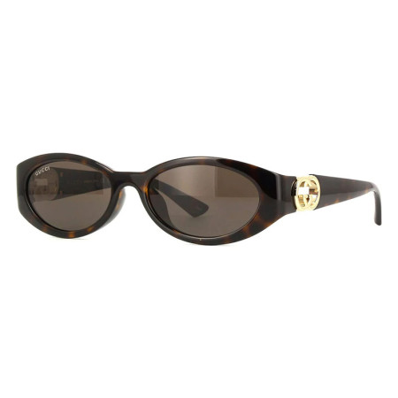 Gucci Women's Designer Oval RX-Sunglasses GG1662SA002 Brown Lenses M15594