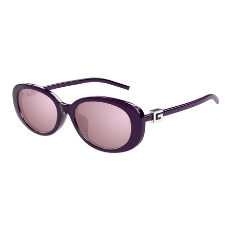 Gucci Women's Designer Oval RX-Sunglasses GG1684SA005 Lilac Mirror Lenses M08994