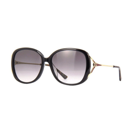 Gucci Women's Designer Oval Sunglasses GG0649SK002 Grey Gradient Lenses M14617