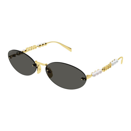 Gucci Women's Designer Oval Sunglasses GG1922S001 Grey Lenses M14799