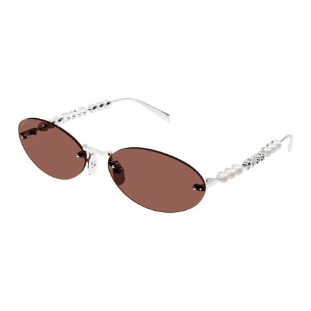 Gucci Women's Designer Oval Sunglasses GG1922S002 Brown Lenses M14804