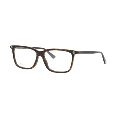 Gucci Women's Designer Rectangle Eyeglasses GG0094O007 Clear Demo Lenses M15191