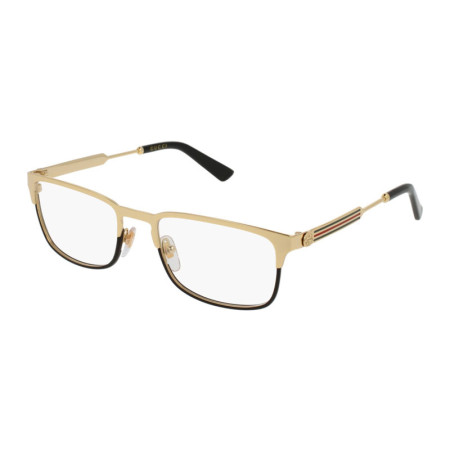 Gucci Women's Designer Rectangle Eyeglasses GG0135O001 Clear Demo Lenses M13701