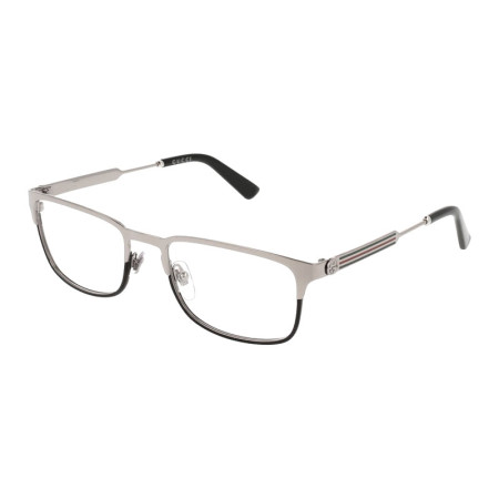 Gucci Women's Designer Rectangle Eyeglasses GG0135O002 Clear Demo Lenses M13790