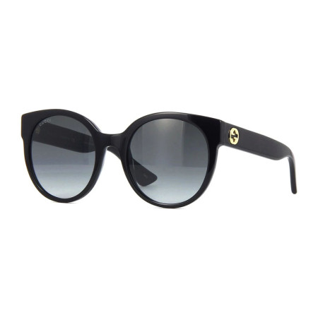 Gucci Women's Designer Round RX-Sunglasses GG0035S001 Grey Gradient Lenses M13255