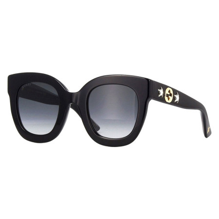 Gucci Women's Designer Round RX-Sunglasses GG0208S001 Grey Gradient Lenses M13555