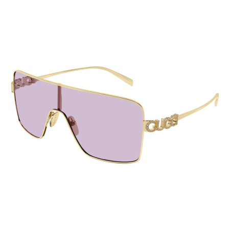 Gucci Women's Designer Shield Sunglasses GG1936S005 Violet Lenses M13870