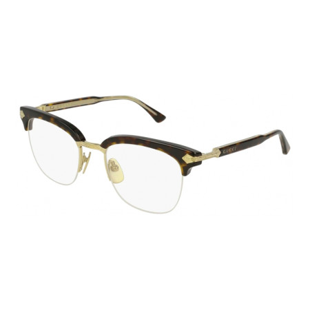 Gucci Women's Designer Square Eyeglasses GG0231O003 Clear Demo Lens M14142