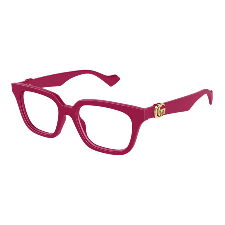 Gucci Women's Designer Square Eyeglasses GG1536O012 Clear Demo Lenses M14694