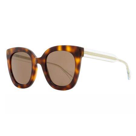 Gucci Women's Designer Square RX-Sunglasses GG0564S002 Brown Lenses M13253