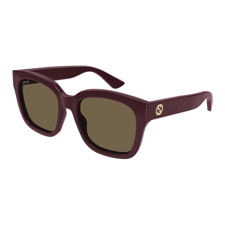 Gucci Women's Designer Square RX-Sunglasses GG1338SK004 Brown Lenses M09482