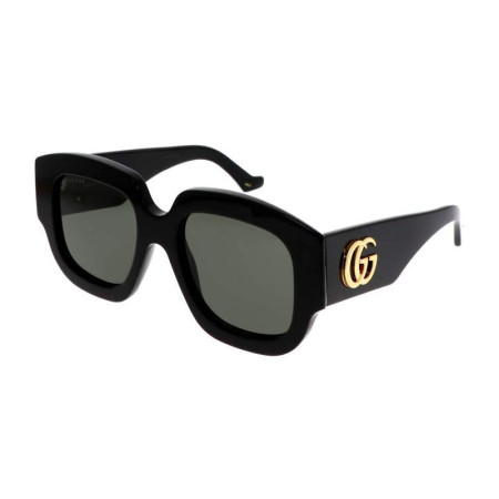 Gucci Women's Designer Square RX-Sunglasses GG1546S001 Grey Lenses M09493