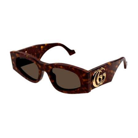Gucci Women's Designer Square RX-Sunglasses GG1754S002 Brown Lenses M15164
