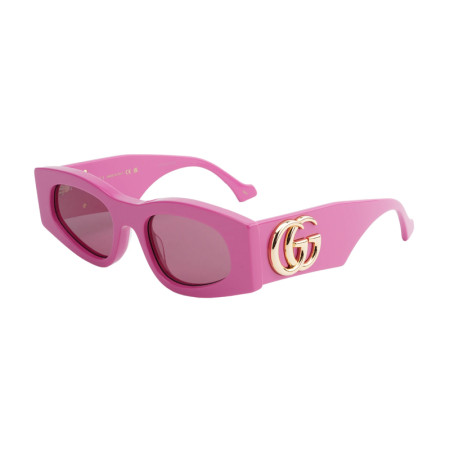 Gucci Women's Designer Square RX-Sunglasses GG1754S004 Pink Lenses M15120