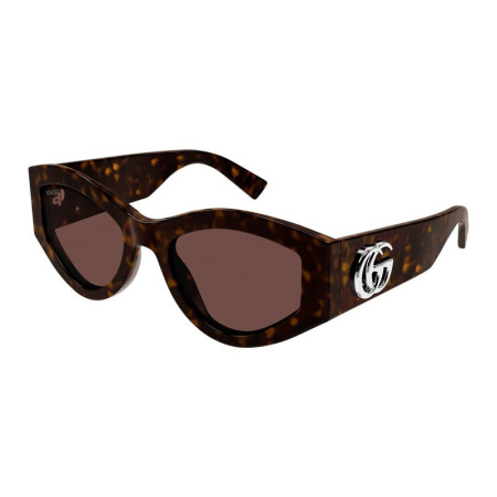 Gucci Women's Designer Square RX-Sunglasses GG1951S002 Brown Lenses M11523