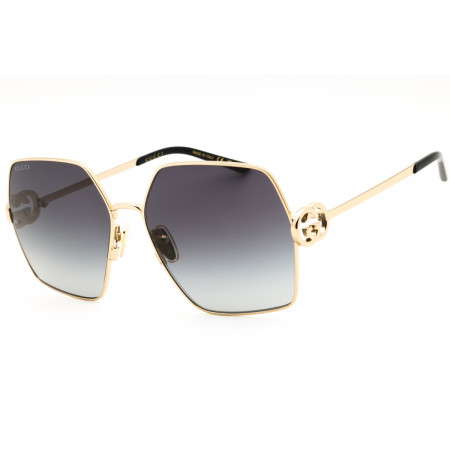 Gucci Women's Designer Square RX-Sunglasses GG2163S001 Grey Gradient Lenses M13844