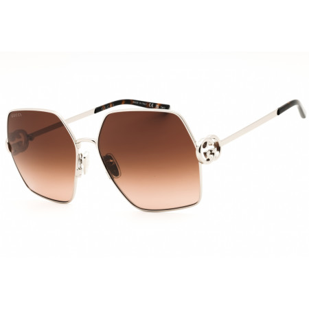 Gucci Women's Designer Square RX-Sunglasses GG2163S003 Brown Gradient Lenses M13862