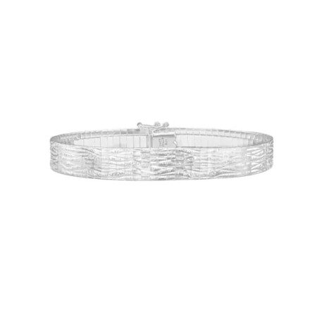 8.1mm Glacier Bracelet for Men & Women | 14K Yellow Gold | Box with Figure 8 Clasp in White color  HD5107