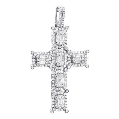 Large Diamond Cross Pendant For Men 14k Go... 803237