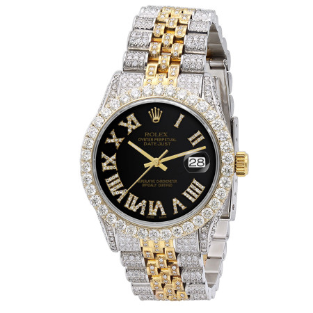 Men's Two-Tone Diamond Watch | Rolex Datej... s000235