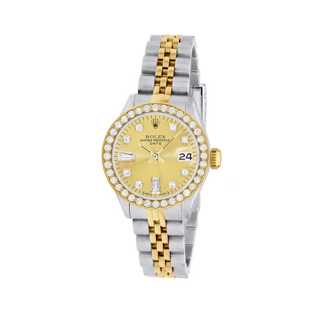 Rolex Datejust 26mm Yellow Gold and Stainless Steel Bracelet Gold