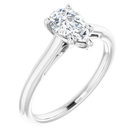 Juniper 1 Carat Pear Diamond Engagement Ring ST091DNP